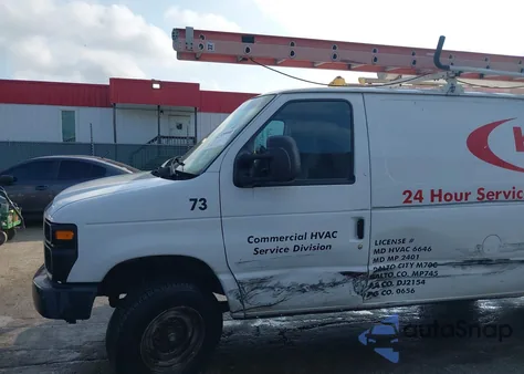 2014 Ford E-250 Commercial z USA, uszkodzony, nr VIN 1FTNS2EW7EDA04202